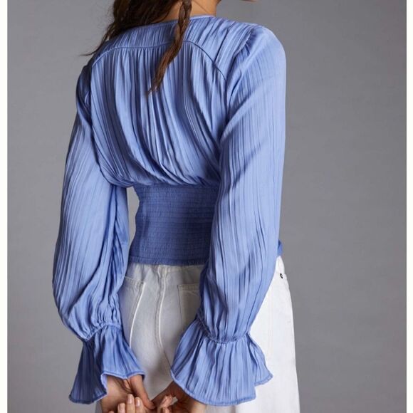 NWT Anthropologie Puff Sleeved Blouse - Picture 10 of 12